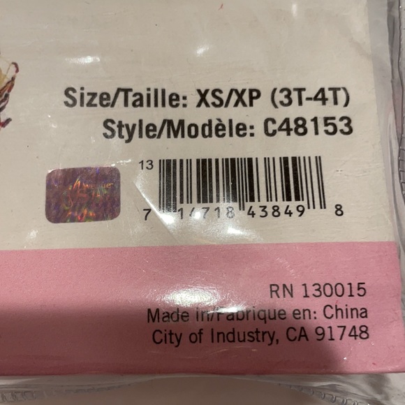 Circus Clown Costume XS C48153 - Picture 6 of 6